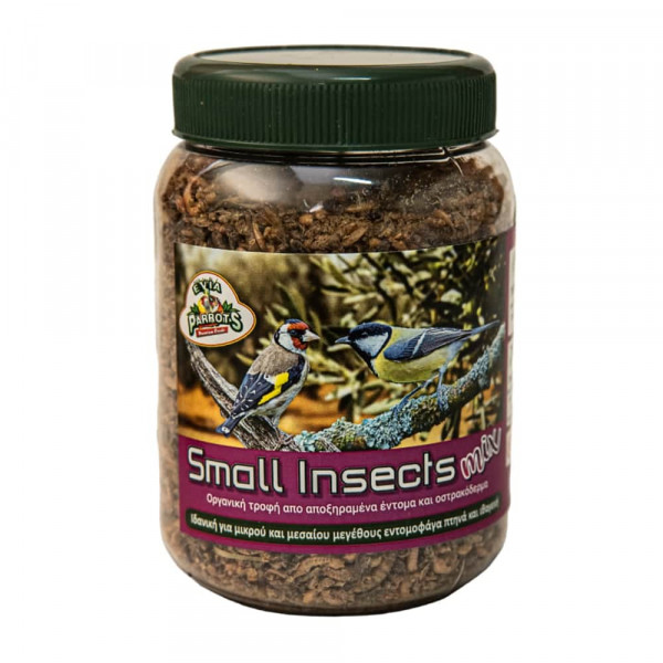 Evia Parrots Small Insects Mix – Αποξηραμένα Μικρά Έντομα – 80g
