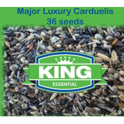 KING MAJOR LUXURY CARDUELIS 15kg Μείγμα 36 Σπόρων