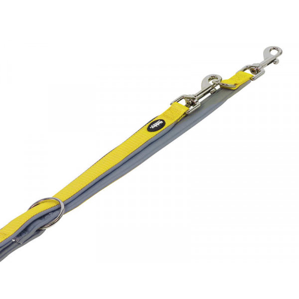 NOBBY-Λουρί Οδηγός CLASSIC PRENO yellow/grey L: 200cm; W: 15/20 mm
