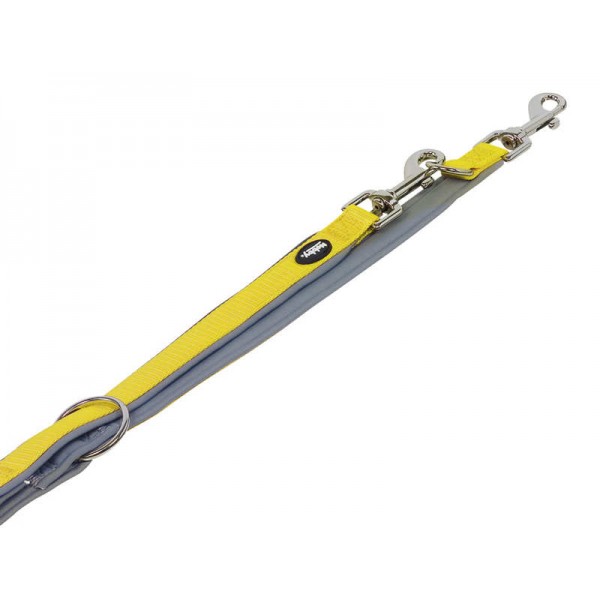 NOBBY-Λουρί Οδηγός CLASSIC PRENO yellow/grey L: 200cm; W: 20/25 mm