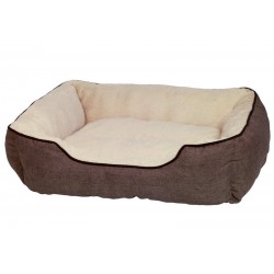 NOBBY-Comfort Τετράγωνο Κρεβάτι Classic PRADO  brown :85x75x24cm