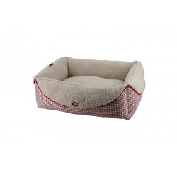 NOBBY-Comfort Τετράγωνο Κρεβάτι XAVER  red :60x48x18cm