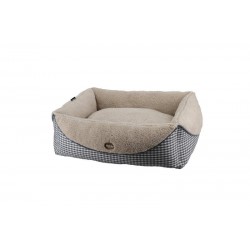 NOBBY-Comfort Τετράγωνο Κρεβάτι XAVER  grey :60x48x18cm