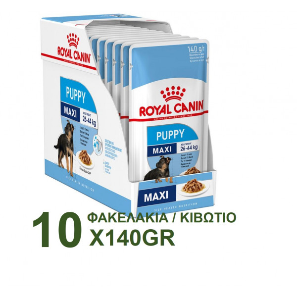 ROYAL CANIN MAXI PUPPY POUCH 140GR