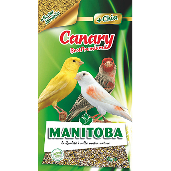 Manitoba Canary Best Premium - Πλήρες Μείγμα Σπόρων για Καναρίνια