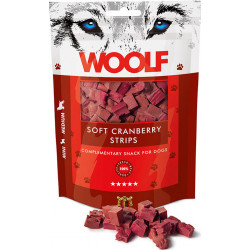 Woolf Soft Cranberry Strips 100gr