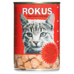 ROKUS κονσέρβα γάτας μοσχάρι 410gr